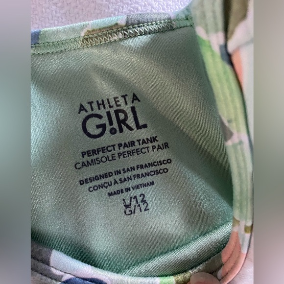 ATHLETA GIRL PERFECT PAIR TANK CAMISOLE PERFECT PAIR size  L 12 - Picture 4 of 4